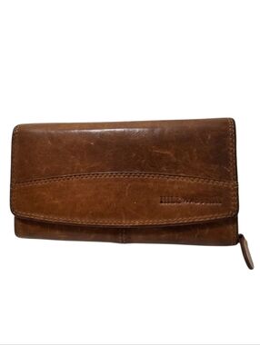 Hill Burry Vintage Leather Brown Wallet